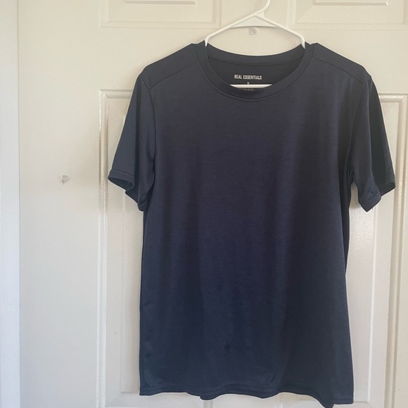 NWOT REAL ESSENTIALS Men’s Super Stretchy Four colors T-Shirts Size S - Picture 4 of 10